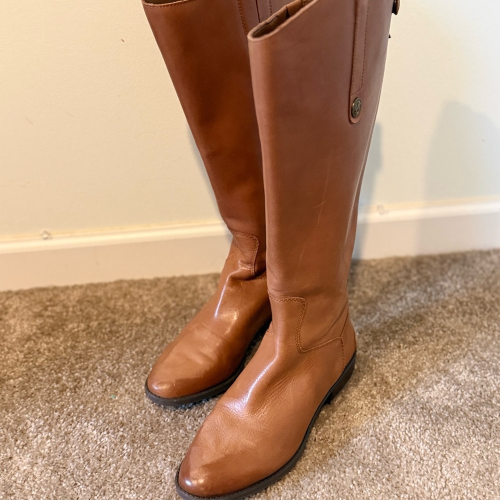 Sam Edelman Light Brown Leather Boots